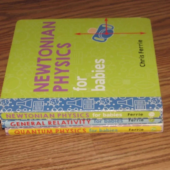 Chris Ferrie SCIENCE Books for Babies~General Relativity/Newtonian Physics/Quant - Picture 2 of 3